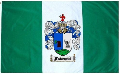 Federspiel family crest coat of arms flag