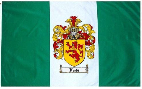 Feely family crest coat of arms flag