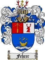 Fehrer coat of arms family crest download