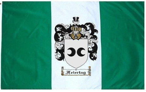 Feiertag family crest coat of arms flag