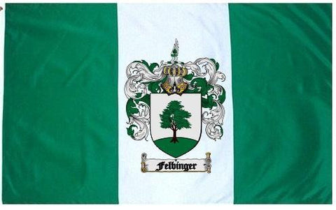 Felbinger family crest coat of arms flag