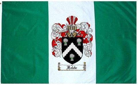 Felde family crest coat of arms flag
