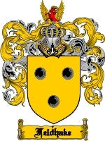 Feldhake coat of arms family crest download