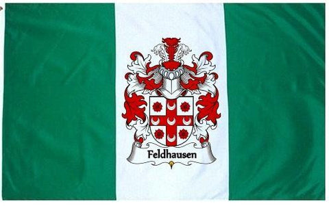 Feldhausen family crest coat of arms flag