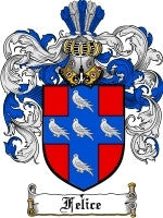 Felice coat of arms family crest download