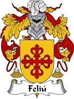 Feliu coat of arms family crest download