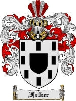 Felker coat of arms family crest download