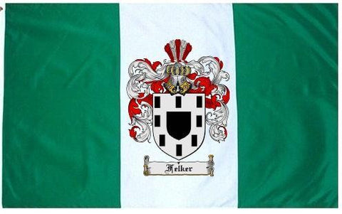 Felker family crest coat of arms flag