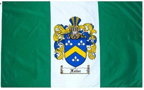 Feller family crest coat of arms flag