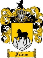 Felzien coat of arms family crest download
