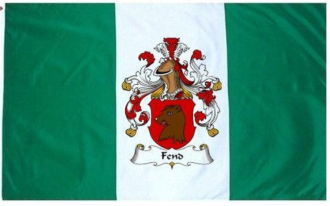 Fend family crest coat of arms flag