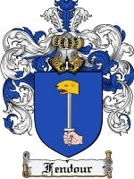 Fendour coat of arms family crest download