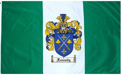 Fennelly family crest coat of arms flag