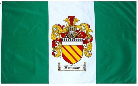 Fennour family crest coat of arms flag