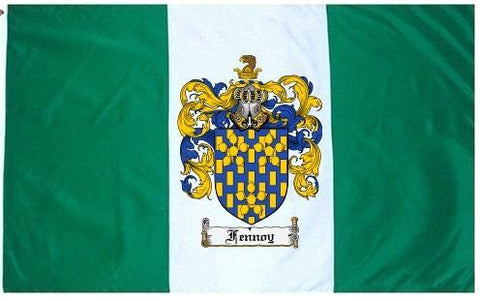 Fennoy family crest coat of arms flag