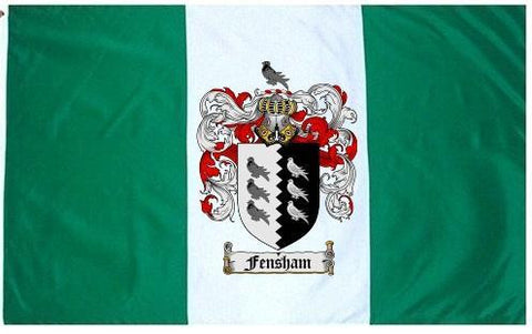 Fensham family crest coat of arms flag