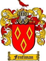 Fentiman coat of arms family crest download