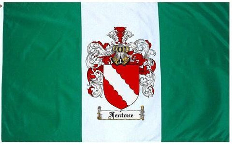 Fentone family crest coat of arms flag
