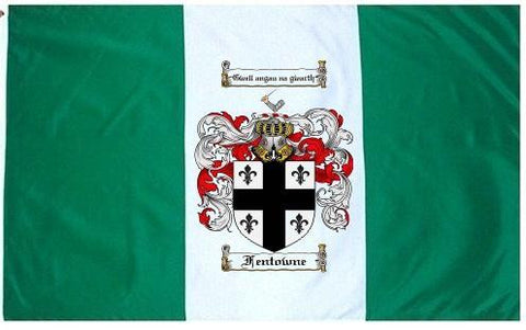 Fentowne family crest coat of arms flag