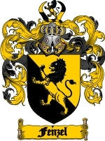 Fenzel coat of arms family crest download