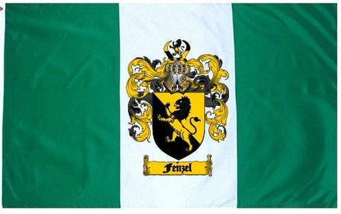 Fenzel family crest coat of arms flag