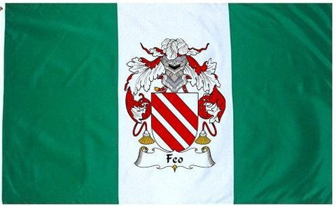 Feo family crest coat of arms flag