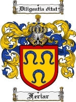 Feriar coat of arms family crest download