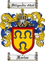 Ferier coat of arms family crest download