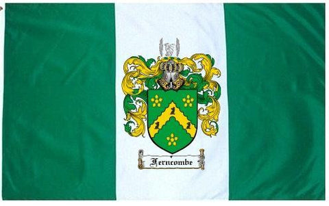 Ferncombe family crest coat of arms flag