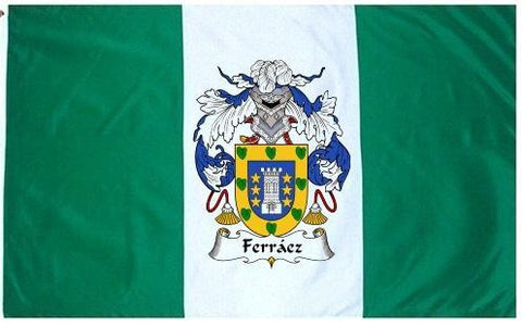 Ferraez family crest coat of arms flag
