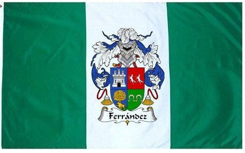 Ferrandez family crest coat of arms flag
