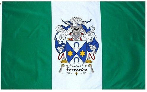 Ferrando family crest coat of arms flag