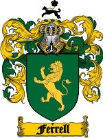 Ferrell Clan Ferrell family crest coat of arms emailed to you within 24 hours ...