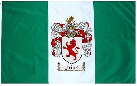 Ferris family crest coat of arms flag