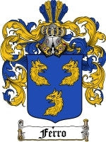 Ferro coat of arms family crest download