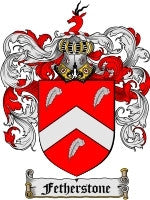 Fetherstone coat of arms family crest download