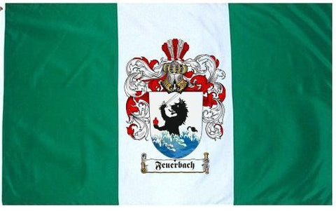 Feuerbach family crest coat of arms flag