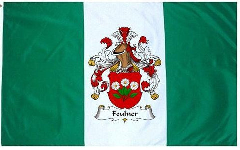 Feulner family crest coat of arms flag