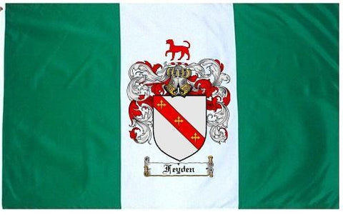 Feyden family crest coat of arms flag