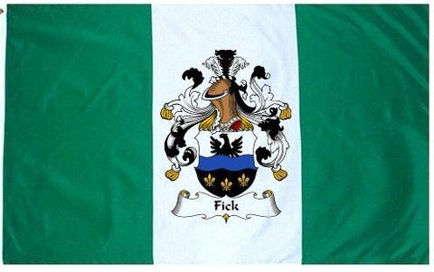 Fick family crest coat of arms flag