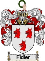 Fidler coat of arms family crest download