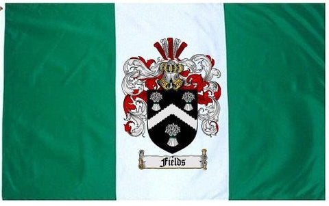 Fields family crest coat of arms flag