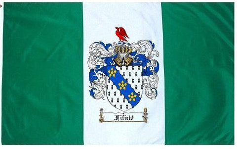 Fifield family crest coat of arms flag