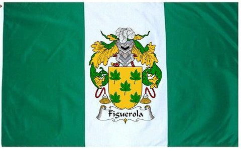 Figuerola family crest coat of arms flag