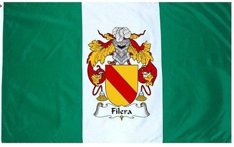 Filera family crest coat of arms flag