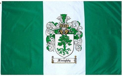 Finaghty family crest coat of arms flag
