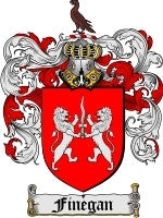 Finegan coat of arms family crest download