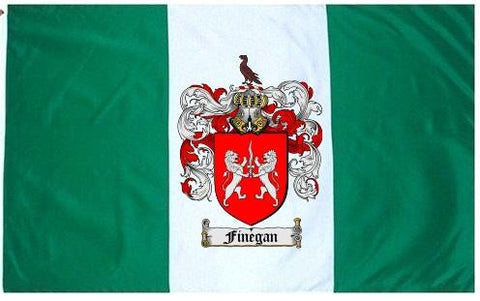 Finegan family crest coat of arms flag