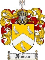 Finnan coat of arms family crest download