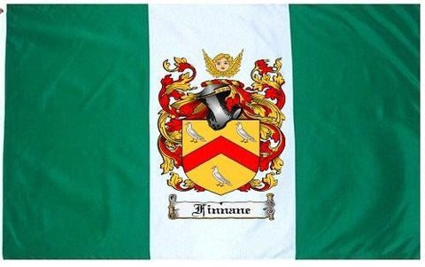 Finnane family crest coat of arms flag